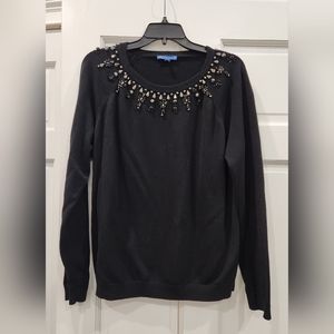 Talbots embellished sweater